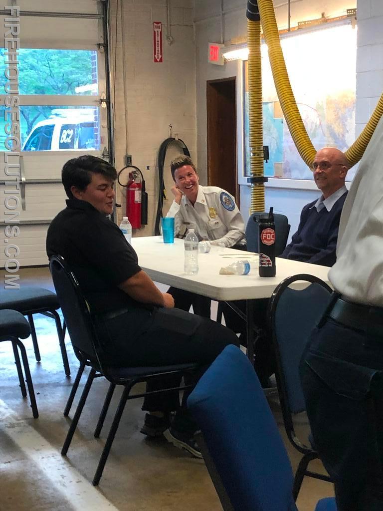 Chief Wolford stops by for dinner (May 2022)